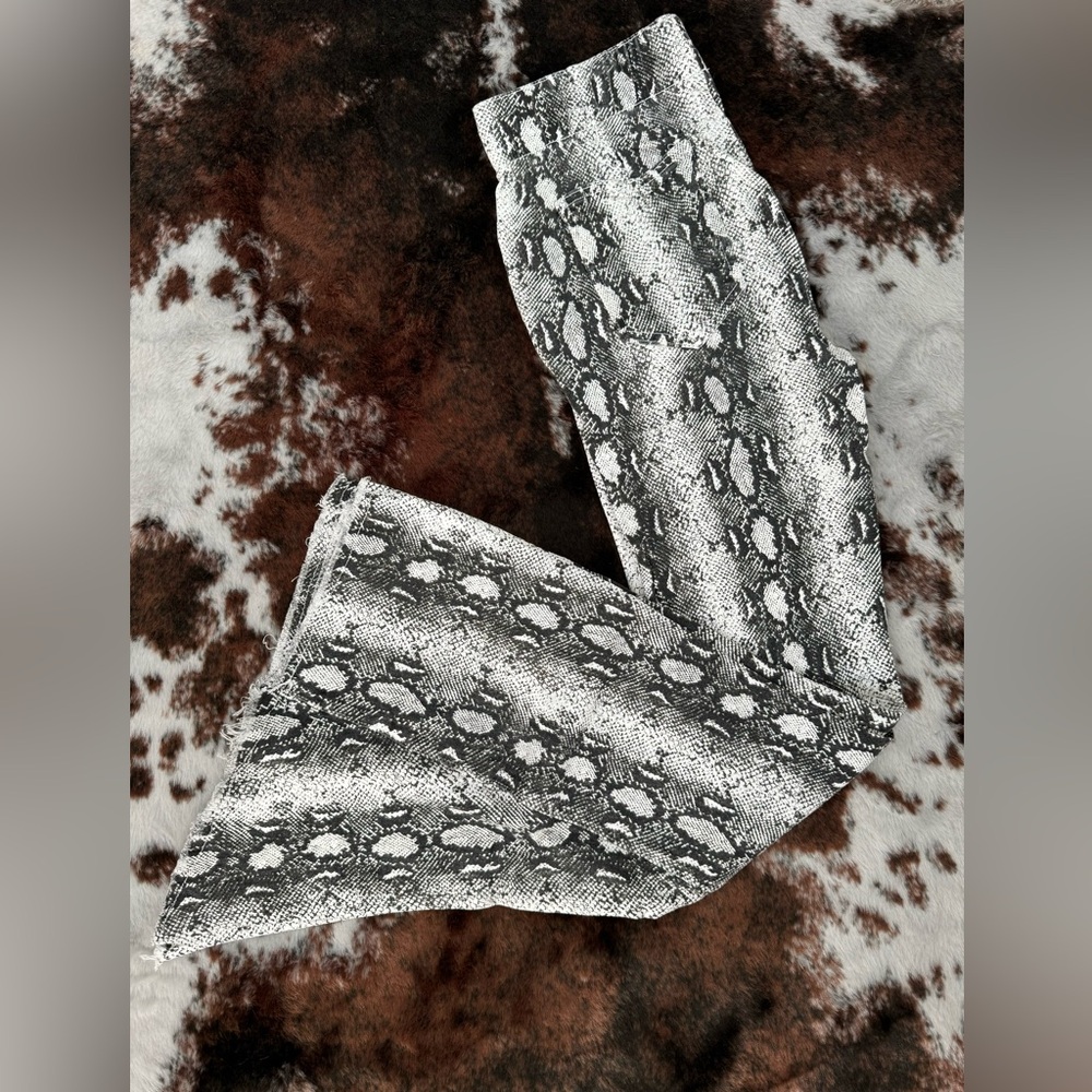 Home Folk Snakeskin Bell Bottoms